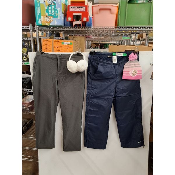 Trackpants - Size L, Barbie Toque, Ear Warmers