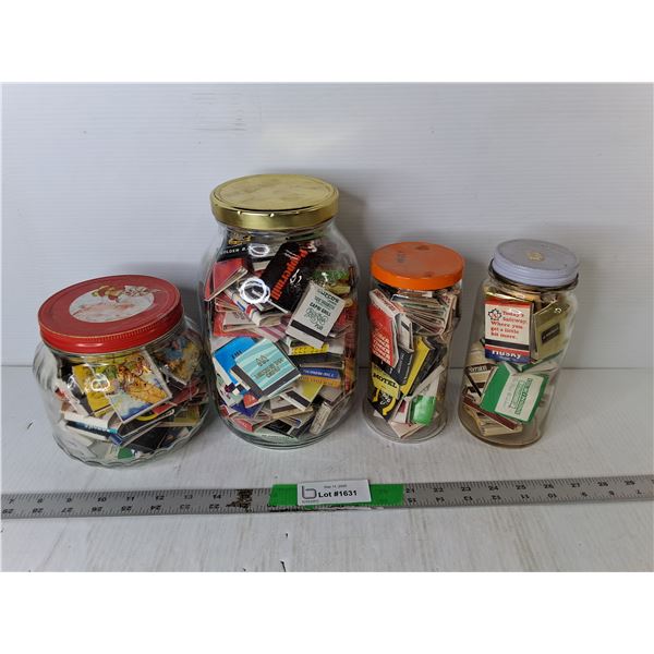 Match Boxes & Glass Jars - CANNOT SHIP
