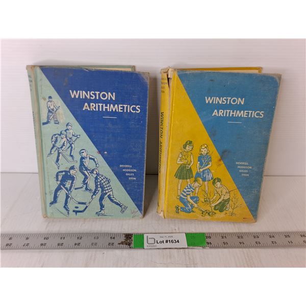 (2) Vintage Arithmetic Textbooks