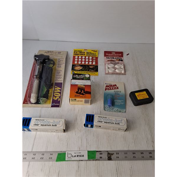 Aquarium Heater, Water Conditioner, Fishing Food, Aquarium Gange Valve, Etc