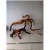 Image 1 : (2) Wooden Sculptures Up To 40" Long - PICK UP ONLY
