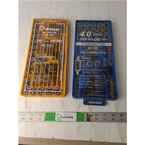(2)  40pcs Tap & Dies Set