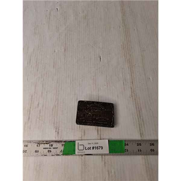 Brass Belt Buckle- Jack Daniel's Sour Whiskey Mash