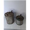 Image 2 : (2)Galvanized Tin Water Pails Up to12"