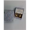 Image 4 : Blackjack Size 10 Gold Colored Ring, House Of Harlow 1960 Teardrop Earrings, Isabella m 14ky Gold Pl