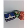 Image 2 : (5) Christmas Tins Up To 5.5"x 4 3/4"