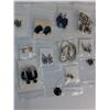Image 3 : (23) Variety Of Costume Earrings And (2) Necklace Pendents- Consigner Claims They Are Sterling Silve