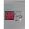 Image 3 : (4) Pairs Of Sterling Silver Earrings- Joe fresh, Seed & Sage, Leemi)-Cannot Authenticate