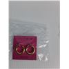 Image 3 : (3) Pairs Of Sterling Silver Earrings With (1) Pair 18kt Gold Plated And (1) Pairs With Freshwater P