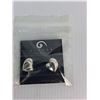 Image 4 : (2) Pairs Of Sterling Silver Earrings And (1) Sterling Silver Bracelet