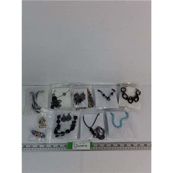 (8) Costume Necklaces And (2) Brooches