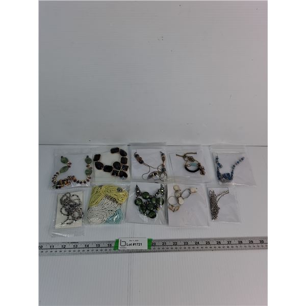 (10) Costume Necklaces