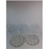 Image 4 : (5) Glass Serving Plates Within Decorative Metal Stand - Pick Up Preferred