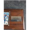Image 3 : Jason Arnott Edmonton Oilers Plaque with Ice Breakers Hockey Card
