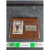 Image 1 : Trevor Linden Vancouver Canucks Plaque with Upper Deck Hockey Card