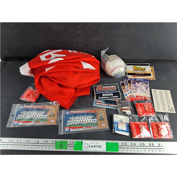 Olympic Games & Coca Cola Lapel Pins, Topps Stickers, Baseball, Baseball Cards, Blue Jays Flag