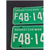Image 2 : 1969 Saskatchewan License Plates