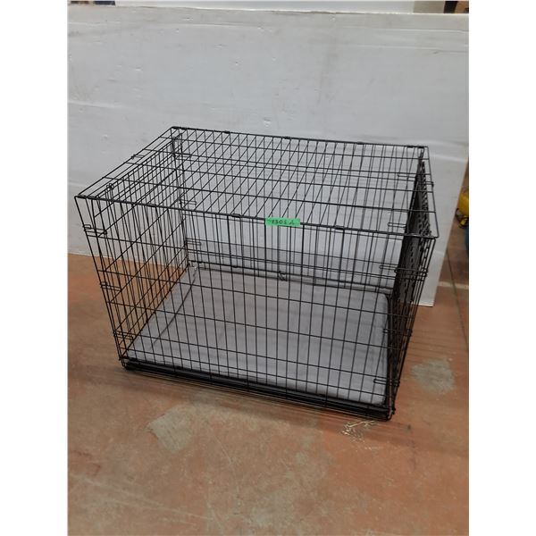 * Dog Cage - 28x42x31" Assembled - Folds Down for Transport - Pickup Only