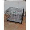 Image 1 : * Dog Cage - 28x42x31" Assembled - Folds Down for Transport - Pickup Only