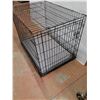 Image 2 : * Dog Cage - 28x42x31" Assembled - Folds Down for Transport - Pickup Only