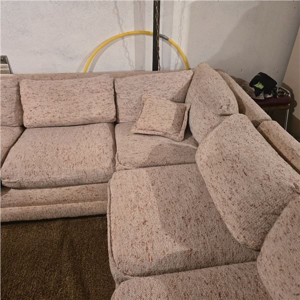 Sectional Couch Set  ( 2 Pieces)  91" X 91"  Comes out of a very clean home