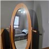 Image 2 : Upright Oval Mirror   34" X 72"     Comes out of a very clean home