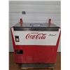 Image 1 : * Vintage Coca Cola Ideal Brand Cooler - CANNOT SHIP - 36" x 39" x 19.5" - Powers On, As Is