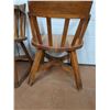 Image 4 : * (2) Antique Wooden Railway Chairs - CANNOT SHIP