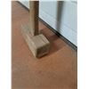 Image 2 : * Antique Large Wooden Mallet - 38" Long - Preferred Pick-Up
