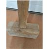 Image 4 : * Antique Large Wooden Mallet - 38" Long - Preferred Pick-Up