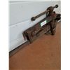 Image 3 : * Vintage Blacksmiths Leg Vise - 58" x 4" x 10" - CANNOT SHIP