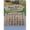 Image 2 : George's Beach 1966 Wall Calendar - Canora, Sk - 12" x 7"