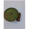 Image 3 : World War II Trench Brass Art Custom Made Ashtray - 6" Diameter