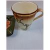 Image 2 : Hycroft Canadian Geese Tea Mug & Ceramic Floral Ashtray