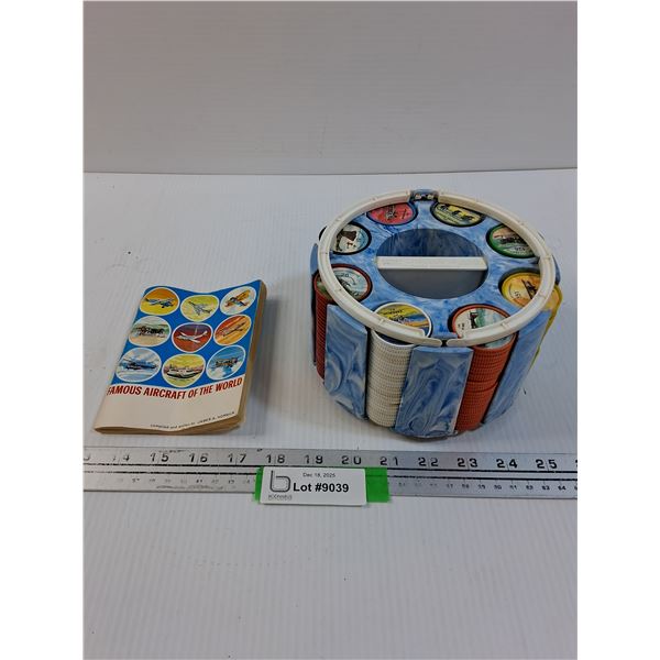 JELLO Airplanes Wheels in Holder & Collectors Book