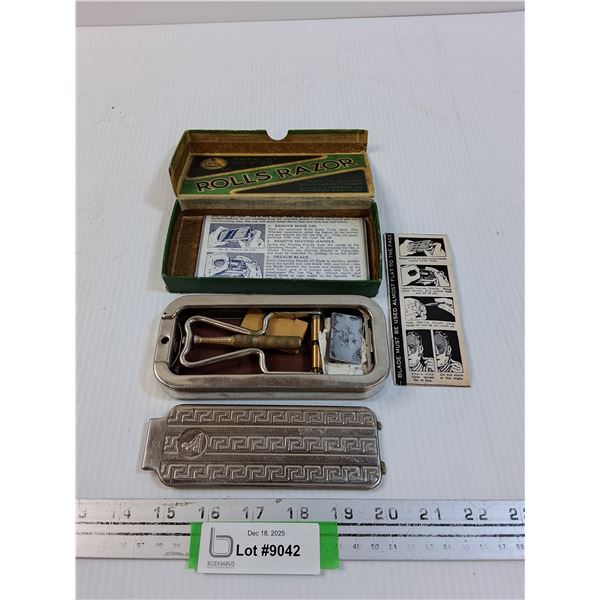 Vintage Mens Rolls Razor w/Original Box