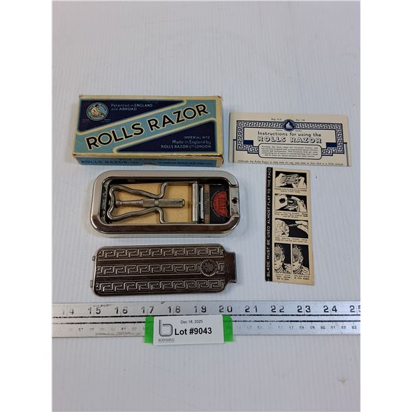 Vintage Mens Rolls Razor w/Original Box