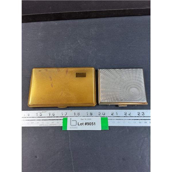 (2) Vintage Metal Cigarette Holders