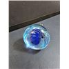 Image 2 : Art Glass Ring Holder/Paper Weight - 5.5" Tall