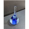 Image 3 : Art Glass Ring Holder/Paper Weight - 5.5" Tall