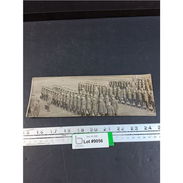 World War I Soliders Postcard - 10" x 3.5"