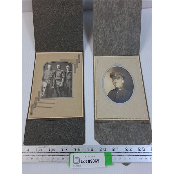 (2) World War One Soldier Pictures in Frames