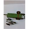 Image 4 : (2) John Deere Metal Toys: Manure Spreader, Cultivator