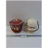 Image 1 : (2) Vintage Ceramic Cookie/Biscuit Jars