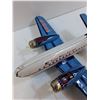 Image 3 : Trans World Airlines Tin Airplane Toy - Some Wear as Pictured - 16" x 12"