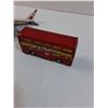 Image 2 : (2) Dinky & Matchbox Double Decker Buses (5" Long) & Boeing 747 Airplane Toy (Wings Damaged)