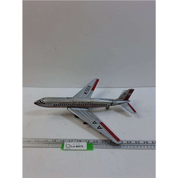 American Airlines Tin Toy - 14" Long