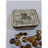 Image 4 : (16) Collector Buttons in Repeater Tin: RCAF, Canada, British Empire Service, Misc