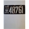 Image 4 : (1) 1919 Saskatchewan License Plate-Cannot Guarantee Authenticity