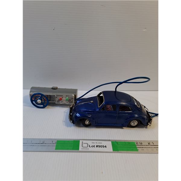 Vintage Bandai Volkswagon Battery Powered Toy Car- Untested